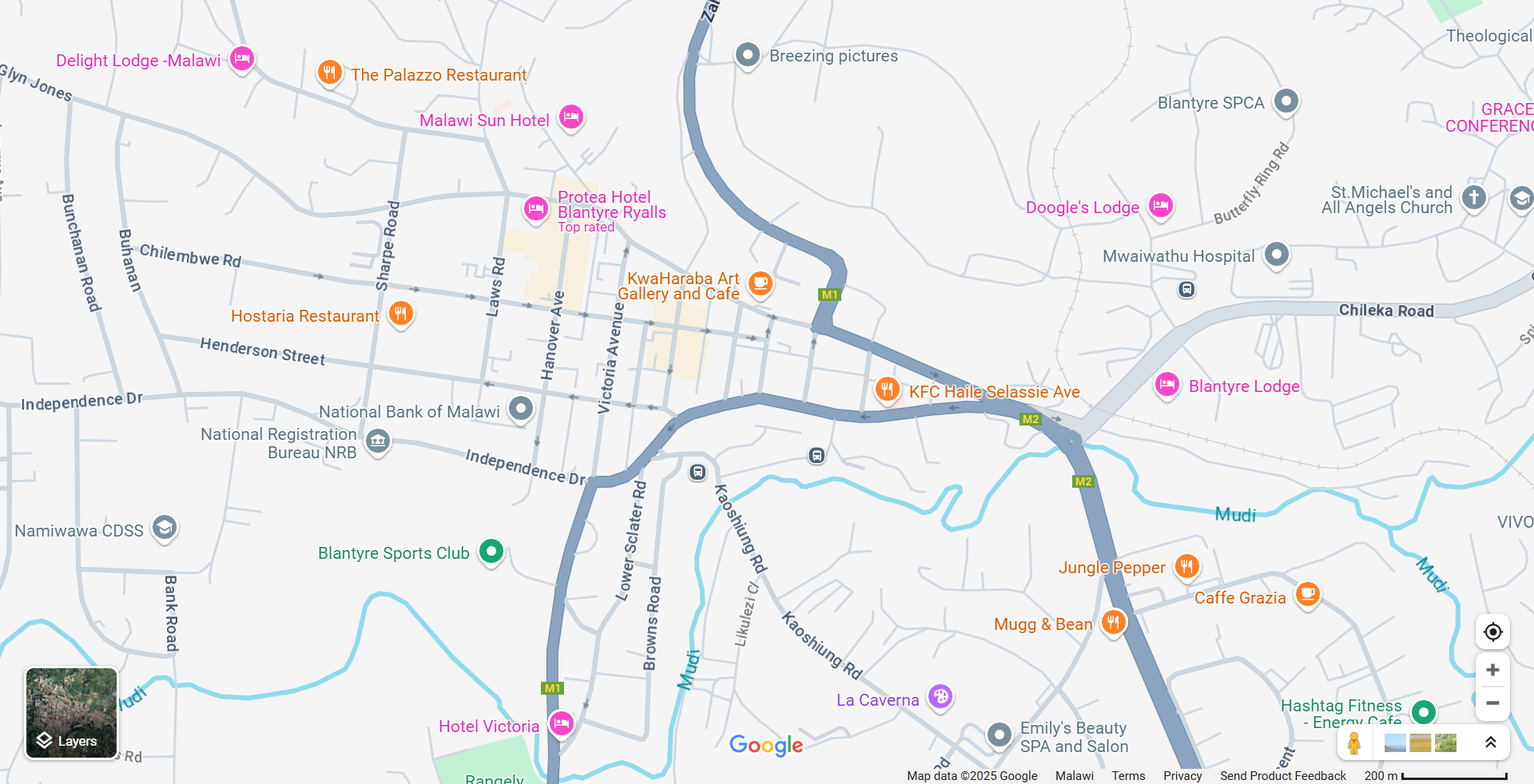 Map showing location of Lauryn Luxe Beauty Studio